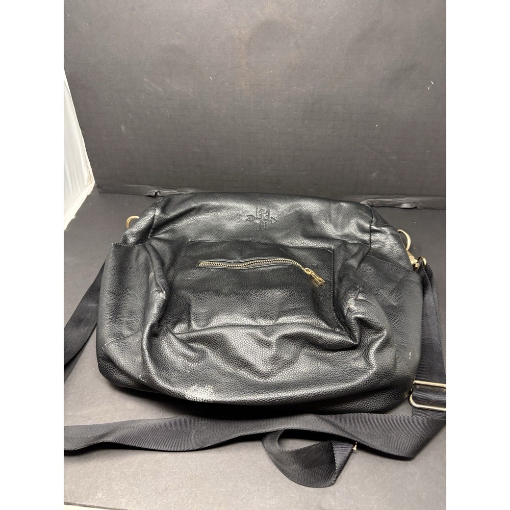 Kiki Lu Black Diaper Bag Backpack